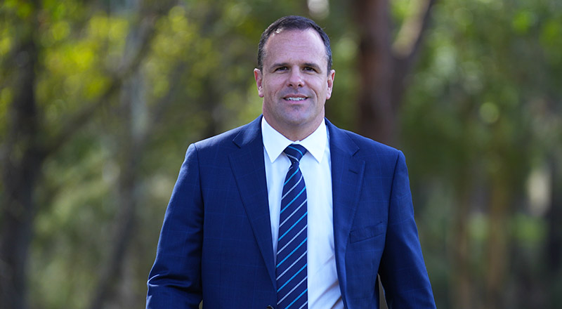Greg Malone Principal of Bede Polding Catholic College Sth Windsor