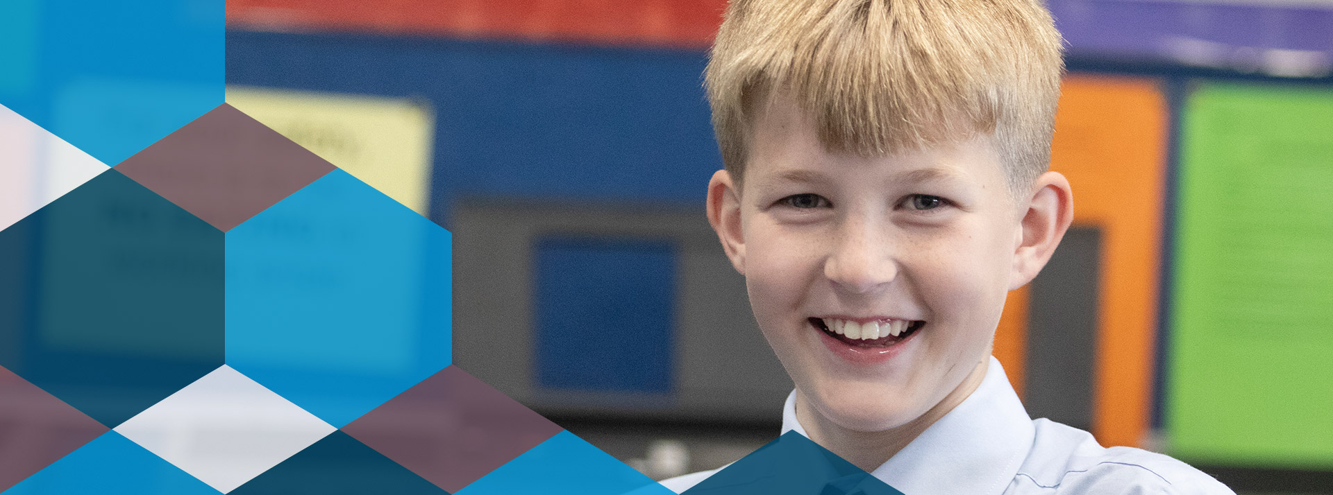Happy student at Bede Polding Catholic College Sth Windsor