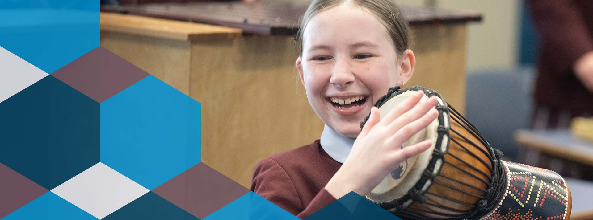 Music lesson at Bede Polding Catholic College Sth Windsor