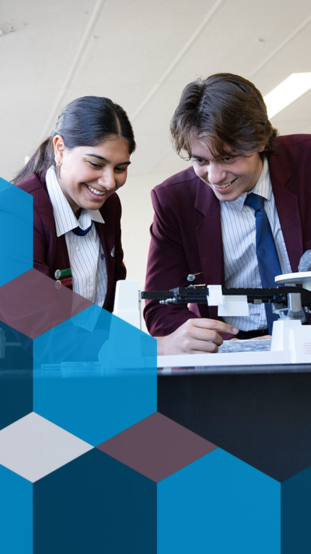 Science lesson at Bede Polding Catholic College Sth Windsor