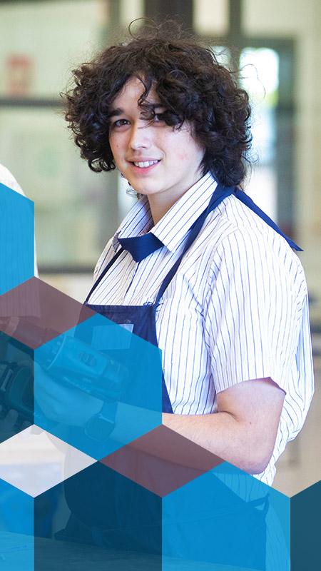 Learning practical skills at Bede Polding Catholic College Sth Windsor