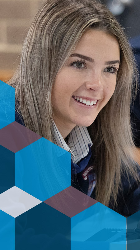 Happy student at Bede Polding Catholic College South Windsor